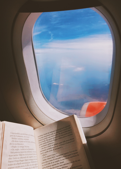 Flying and Reading - Canvas Print