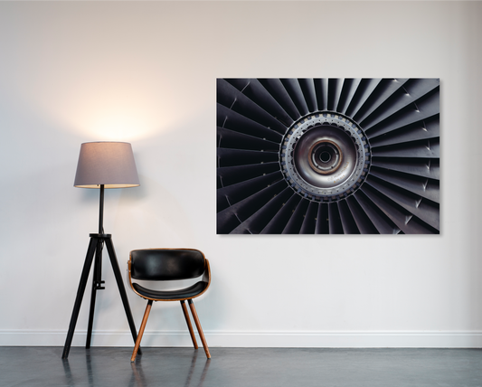 Jet Engine Blades - Canvas Print