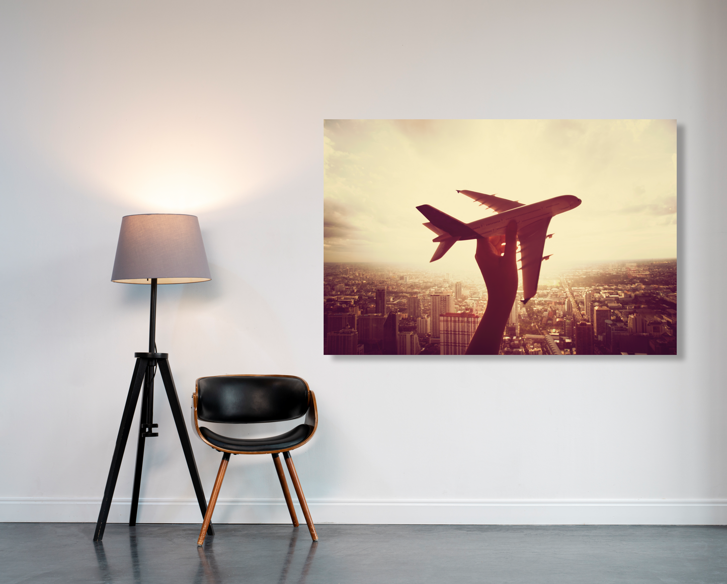 Follow Aviation Dream  - Canvas Print