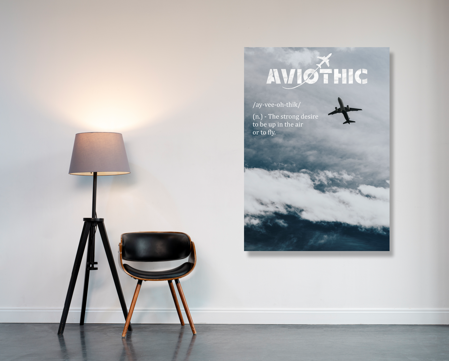 Aviothic  - Canvas Print