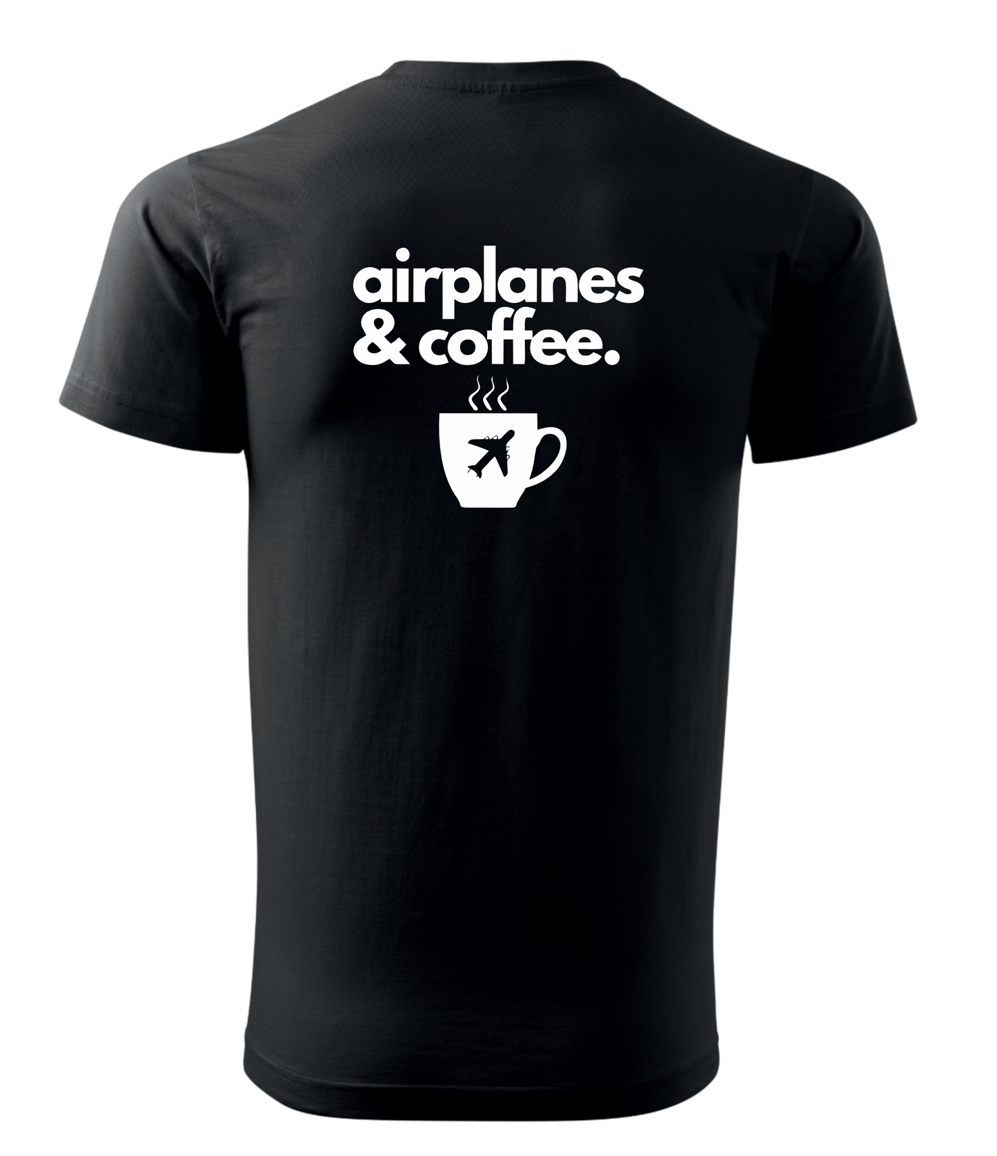 Airplanes and Coffe - T-shirt